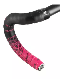 FORCE kerékpár kormánya EVA DUAL black/pink 380184
