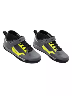 FORCE kerékpáros cipő DOWNHILL, fluo-fekete 39 9500 139