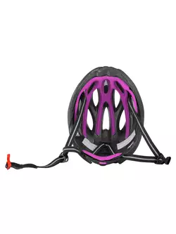 FORCE kerékpáros sisak BULL HUE, fekete és rózsaszín, 9029051