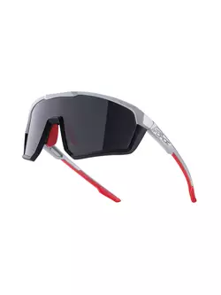FORCE kerékpáros / sport szemüveg APEX, fekete és szürke, 910893