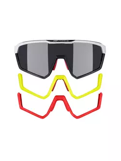 FORCE kerékpáros / sport szemüveg APEX, fekete és szürke, 910893