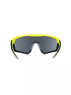 FORCE kerékpáros / sport szemüveg APEX, fluo-fekete, 910892