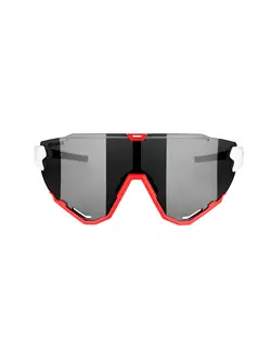 FORCE kerékpáros / sport szemüveg CREED Fehér piros, 91182
