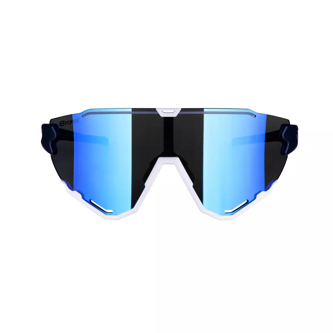 FORCE kerékpáros / sport szemüveg CREED kék és fehér, 91183
