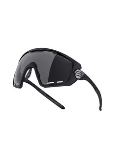 FORCE kerékpáros / sport szemüveg OMBRO PLUS mattfekete, 91105