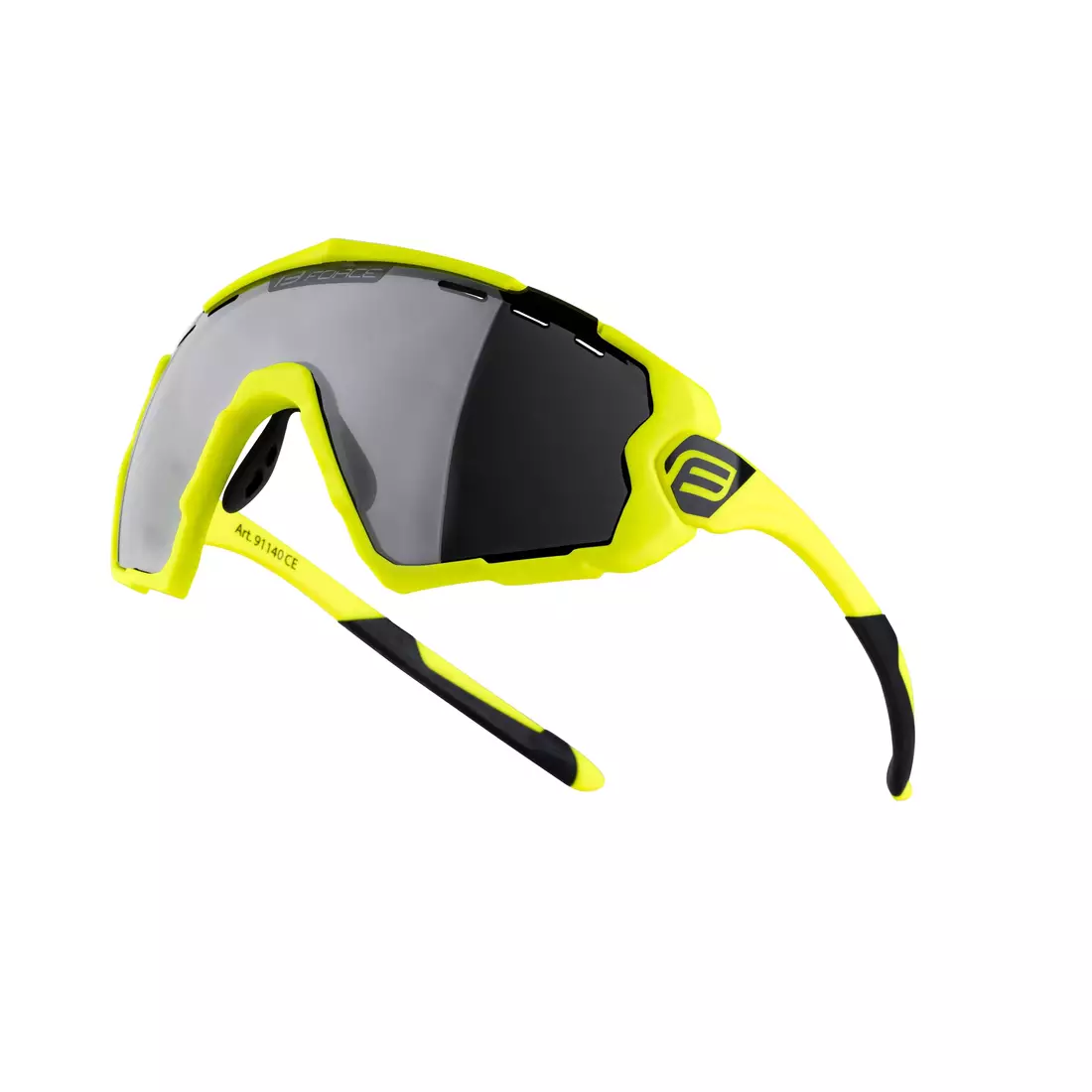 FORCE kerékpáros / sport szemüveg OMBRO fluo mat, 91140