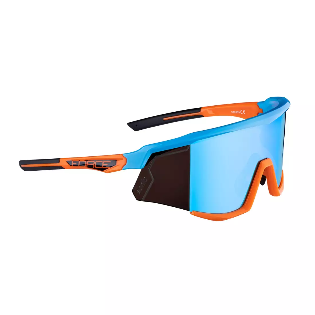 FORCE kerékpáros / sport szemüveg SONIC, kék-narancs, 910955