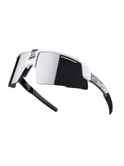 FORCE napszemüveg IGNITE, fekete -fehér, fekete lencsék 910945