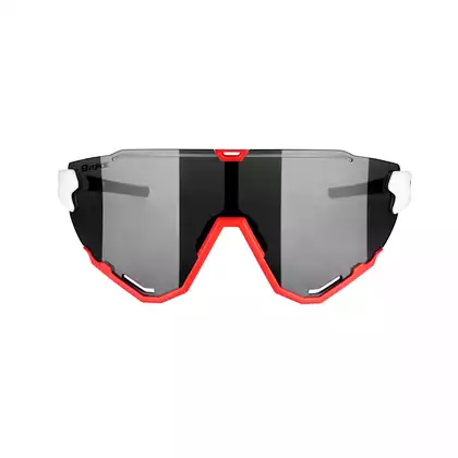FORCE kerékpáros / sport szemüveg CREED Fehér piros, 91182
