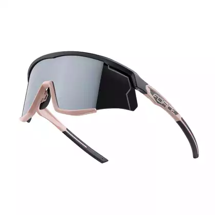 FORCE kerékpáros / sport szemüveg FORCE SONIC, fekete és barna, 910952