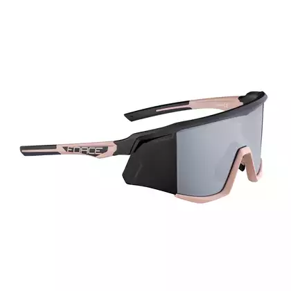 FORCE kerékpáros / sport szemüveg SONIC, fekete és barna, 910952