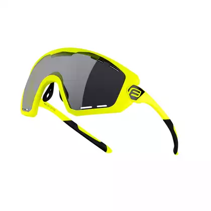 FORCE kerékpáros / sport szemüveg OMBRO PLUS fluo mat 91120