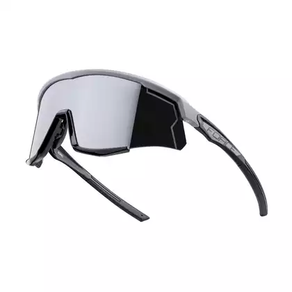 FORCE kerékpáros / sport szemüveg SONIC, szürke-fekete, 910953