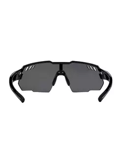 FORCE sportszemüveg AMOLEDO, fekete és szürke 910881