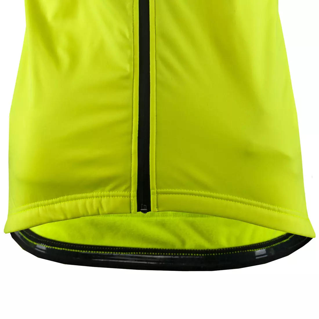 KAYMAQ JWS-003 férfi téli kerékpáros kabát softshell fluo sárga