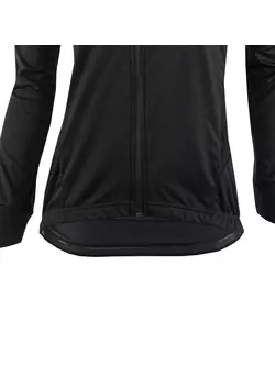 KAYMAQ JWSW-100 női téli softshell kerékpáros kabát fekete