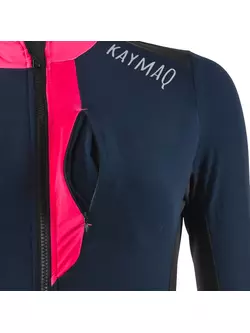 KAYMAQ KYQLSW-100 női kerékpáros mez kék-fekete