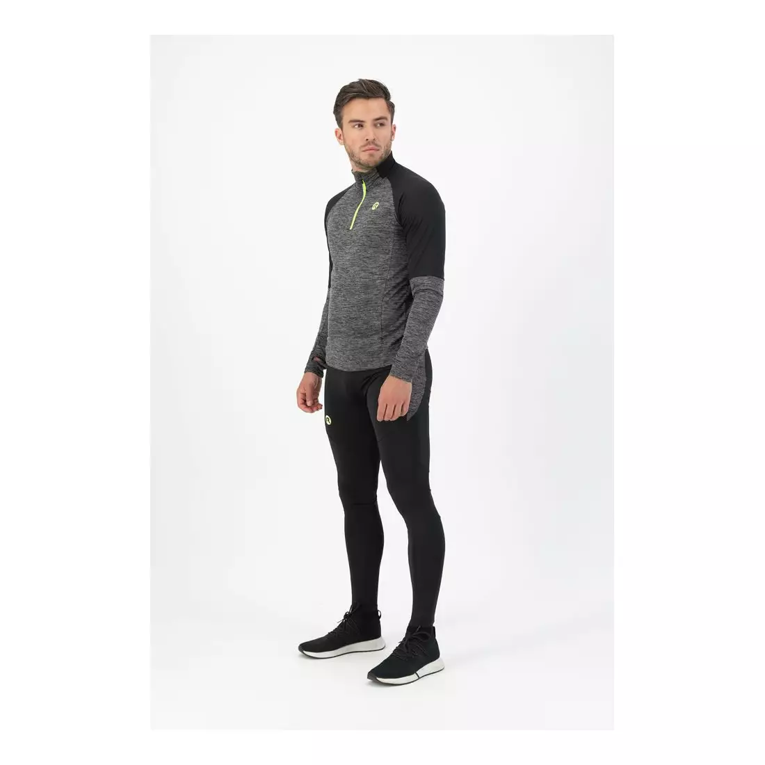 ROGELLI férfi futó pulóver ENJOY black/grey ROG351102