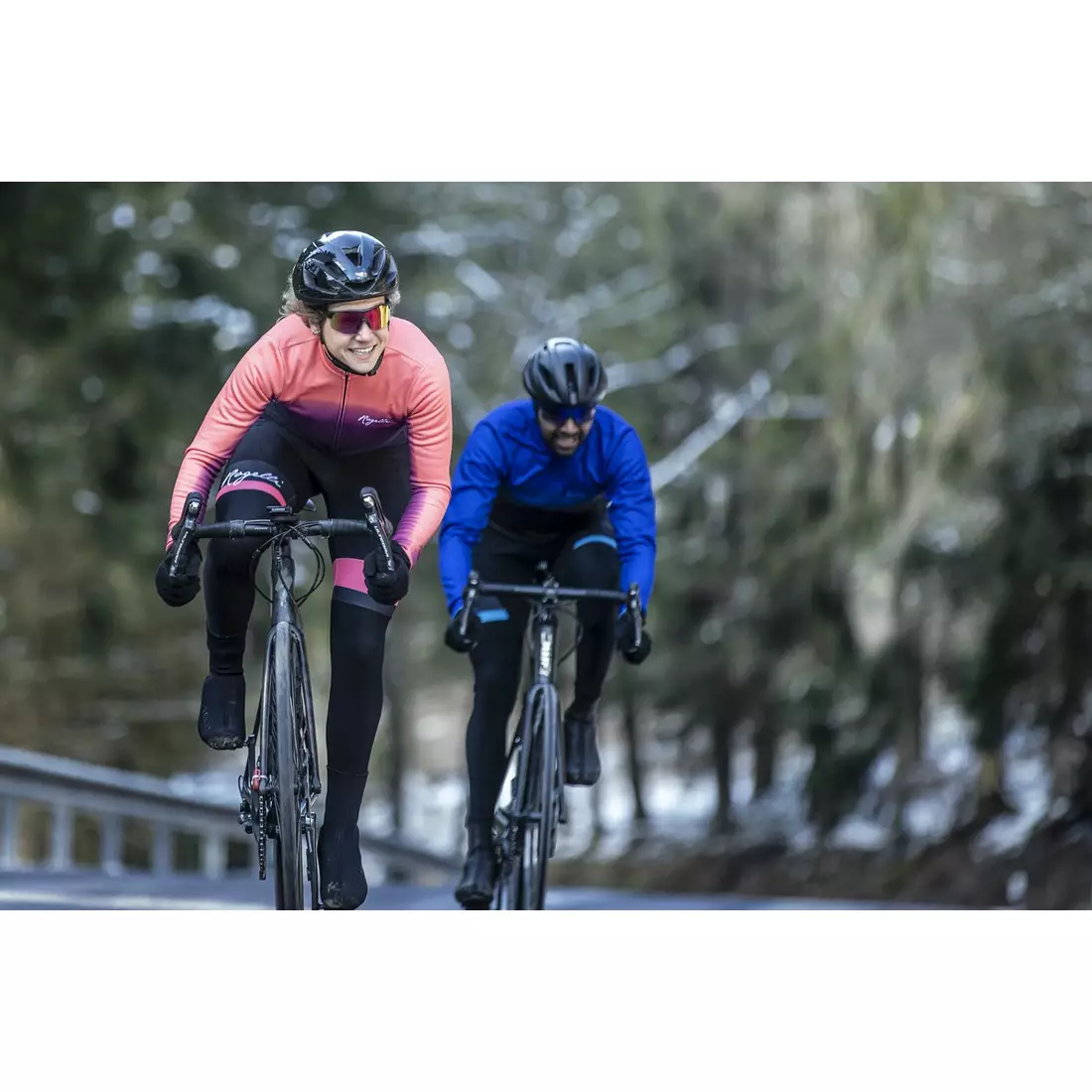 ROGELLI női téli kerékpáros kabát DREAM coral ROG351095