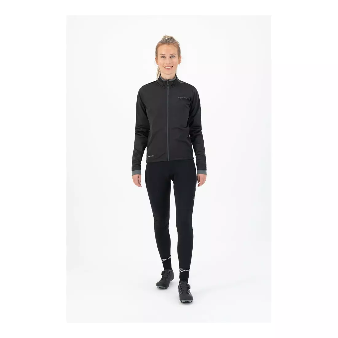 ROGELLI női téli kerékpáros kabát ESSENTIAL black ROG351096