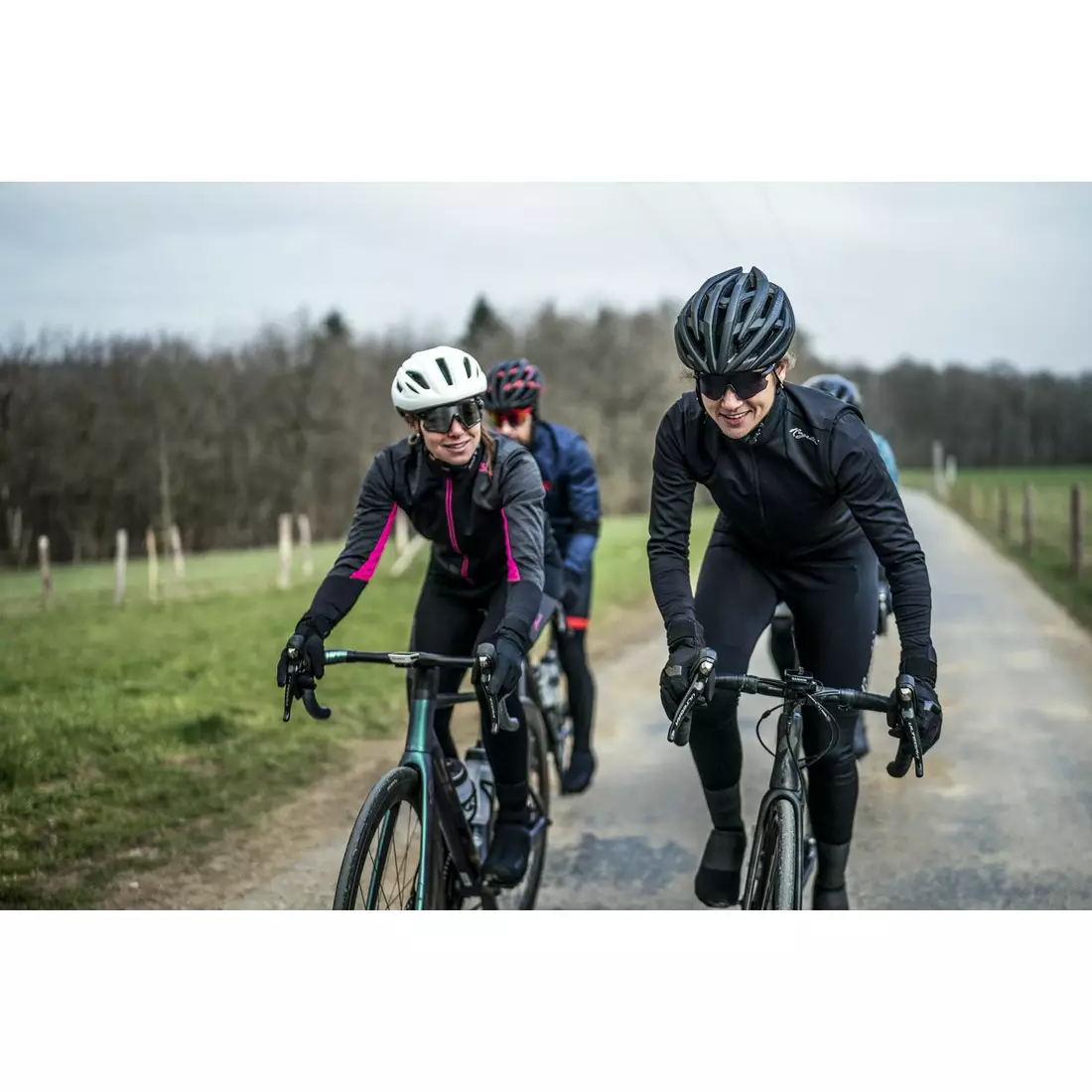 ROGELLI női téli kerékpáros kabát GLORY black ROG351079