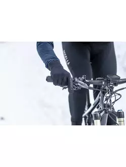 ROGELLI téli kerékpáros kesztyű NEOFLEX fekete ROG351051