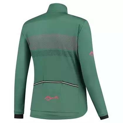 Rogelli Női kerékpáros kabát, Ultrakönnyű PURPOSE, zöld, ROG351084