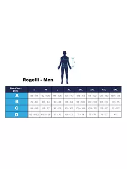 Rogelli Férfi kerékpáros mez, hosszú ujjú EXPLORE, kék, ROG351001