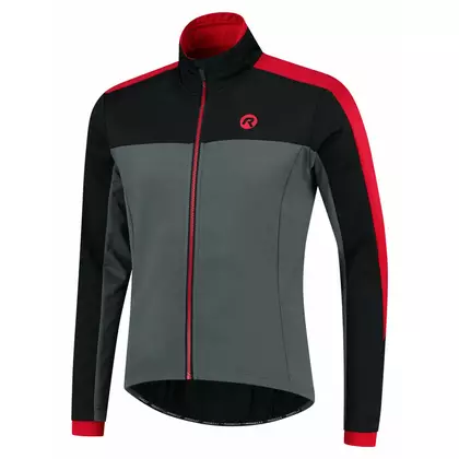 Rogelli Férfi téli kerékpáros kabát FREEZE, Piros, ROG351022