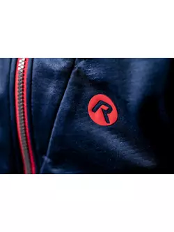 Rogelli Férfi téli kerékpáros kabát, softshell BRAVE kék piros ROG351025