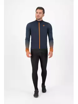 Rogelli Férfi téli kerékpáros kabát, softshell TRACE, narancs, ROG351035