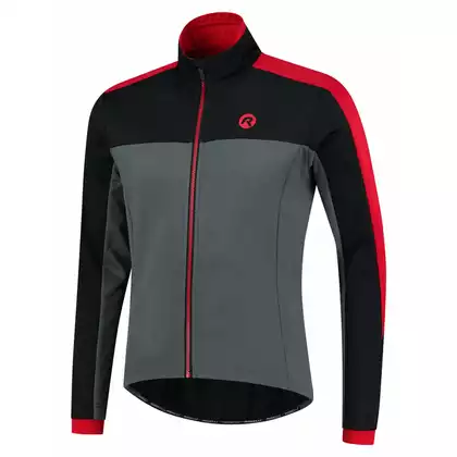 Rogelli Férfi téli kerékpáros kabát FREEZE, Piros, ROG351022