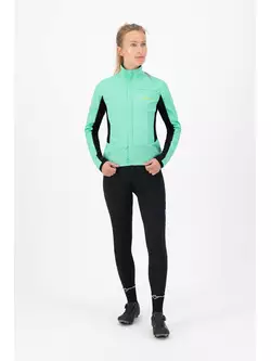 Rogelli Női kerékpáros kabát, Softshell BARRIER, Türkiz, ROG351090