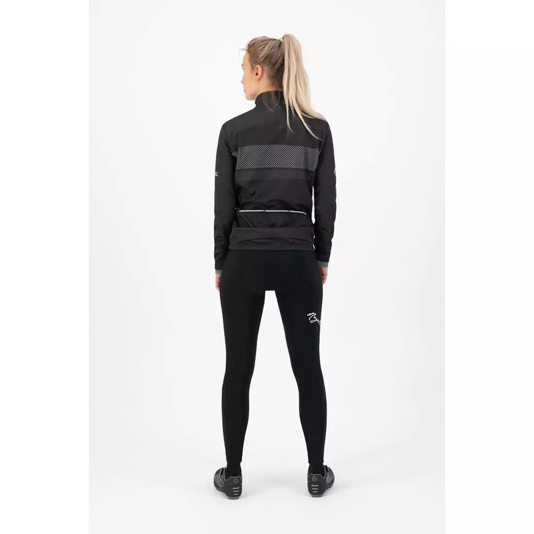 Rogelli Női kerékpáros kabát, Ultrakönnyű PURPOSE, fekete, ROG351083