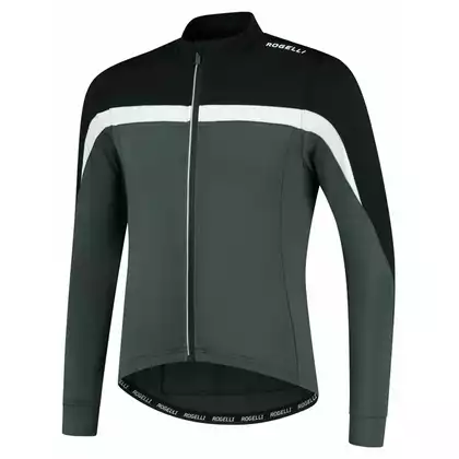 Rogelli Szigetelt kerékpáros kabát COURSE, szürke, ROG351007