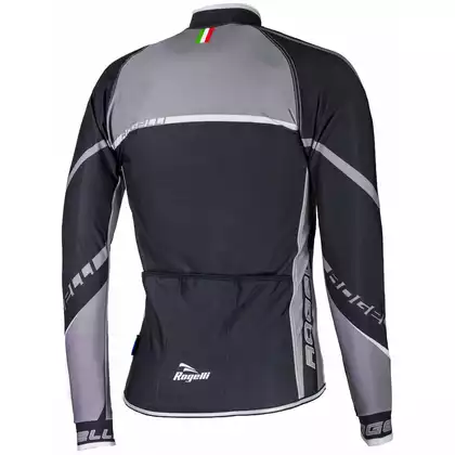 ROGELLI férfi kerékpáros pulóver ANDRANO 2.0, szürke-fekete, 001.322