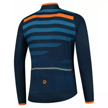 ROGELLI férfi kerékpáros pulóver STRIPE, kék, ROG351013