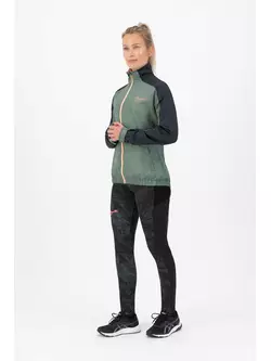 Rogelli női futókabát SNAKE, Khaki, ROG351111