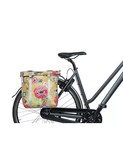 BASIL Kerékpártáska - dupla BLOOM FIELD TORBA DOUBLE BAG, 28-35L, honey yellow 18155