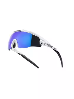 FORCE kerékpáros / sport szemüveg EVEREST, fekete és fehér, 910912
