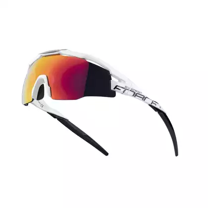 FORCE kerékpáros / sport szemüveg EVEREST, fekete és fehér, 910913