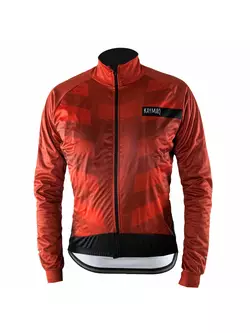 KAYMAQ férfi téli kerékpáros kabát softshell, piros JWS-001