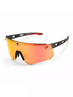 Rockbros SP213BK Polarizált kerékpáros / sport szemüveg, fekete 