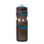 ZEFAL kerékpáros vizes palack SENSE PRO 0,80L smoked black/cyan blue ZF-1462