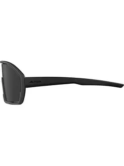 ALPINA Sport szemüveg BONFIRE BLACK MATT - MIRROR BLACK, A8687431