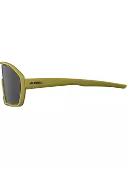 ALPINA Sport szemüveg BONFIRE OLIVE MATT - MIRROR BLACK, A8687472