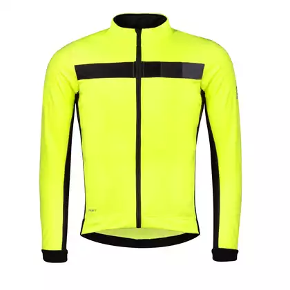 FORCE férfi kabát FROST softshell , fluo -fekete 900023