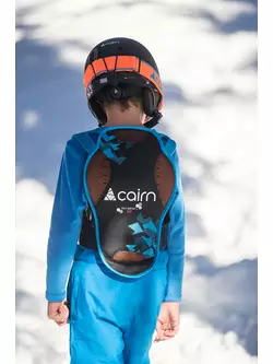 CAIRN PRO IMPAKT JR D3O gyerek sí / snowboard hátvédő, fekete és kék