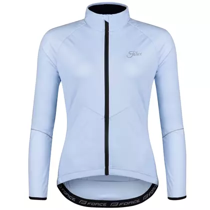 FORCE női kerékpáros kabát ARROW LADY light blue 8998023