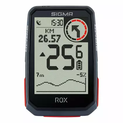 SIGMA Kerékpár számláló ROX 4.0 HR SET black SIG-01062